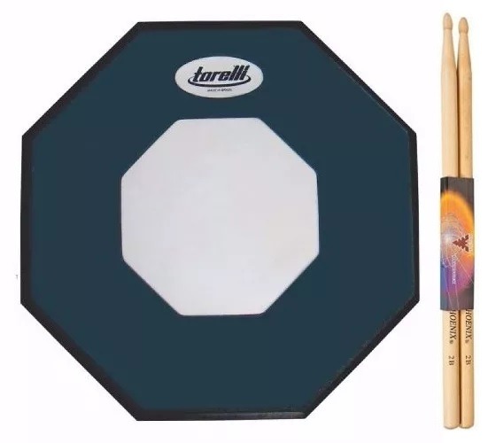 Pad De Estudo De Bateria 12 Polegadas Torelli Ta555 Shopee Brasil