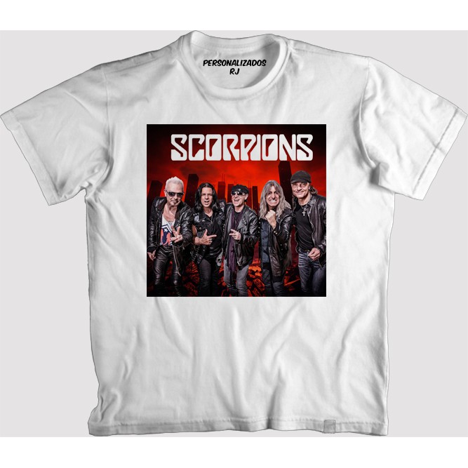 Camiseta SCORPIONS 01 BANDA DE HARD ROCK Shopee Brasil