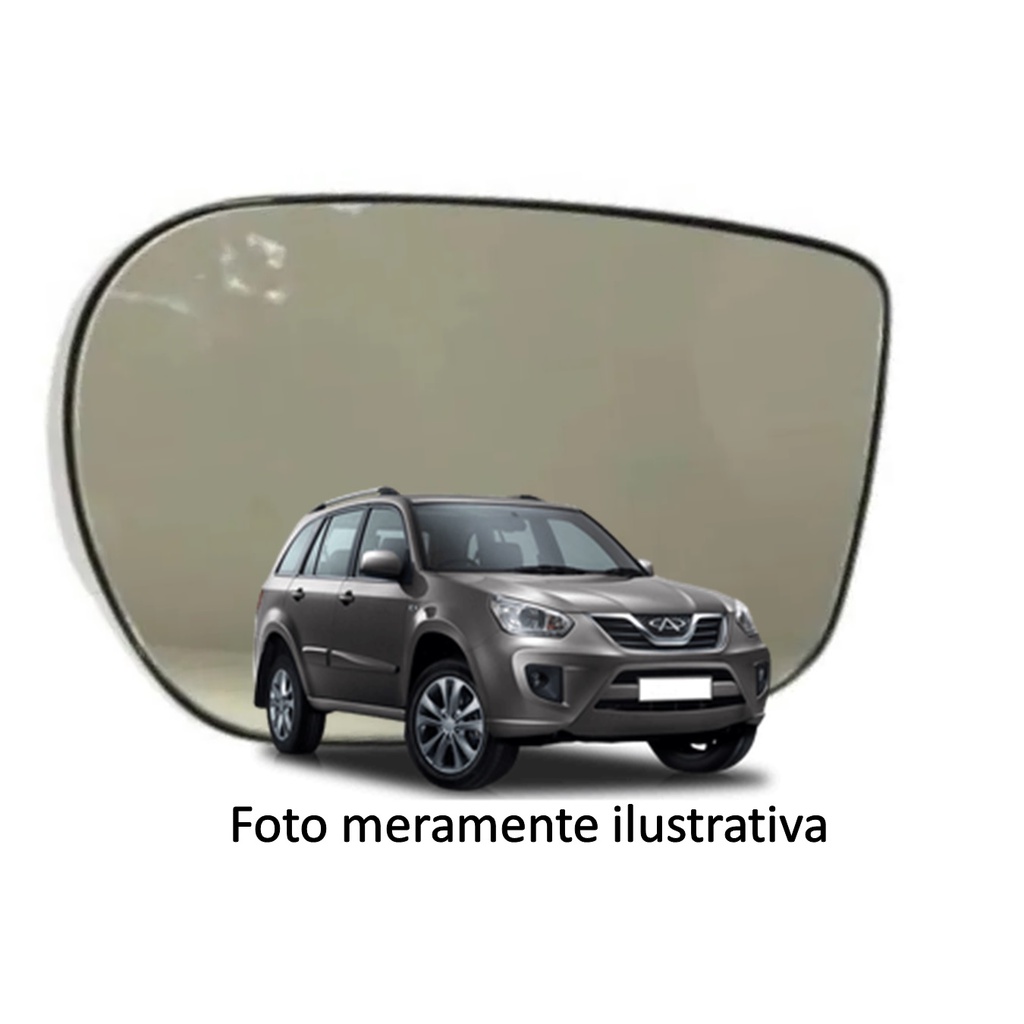 LENTE RETROVISOR CONVEXA LADO DIREITO CHERY TIGGO Shopee Brasil