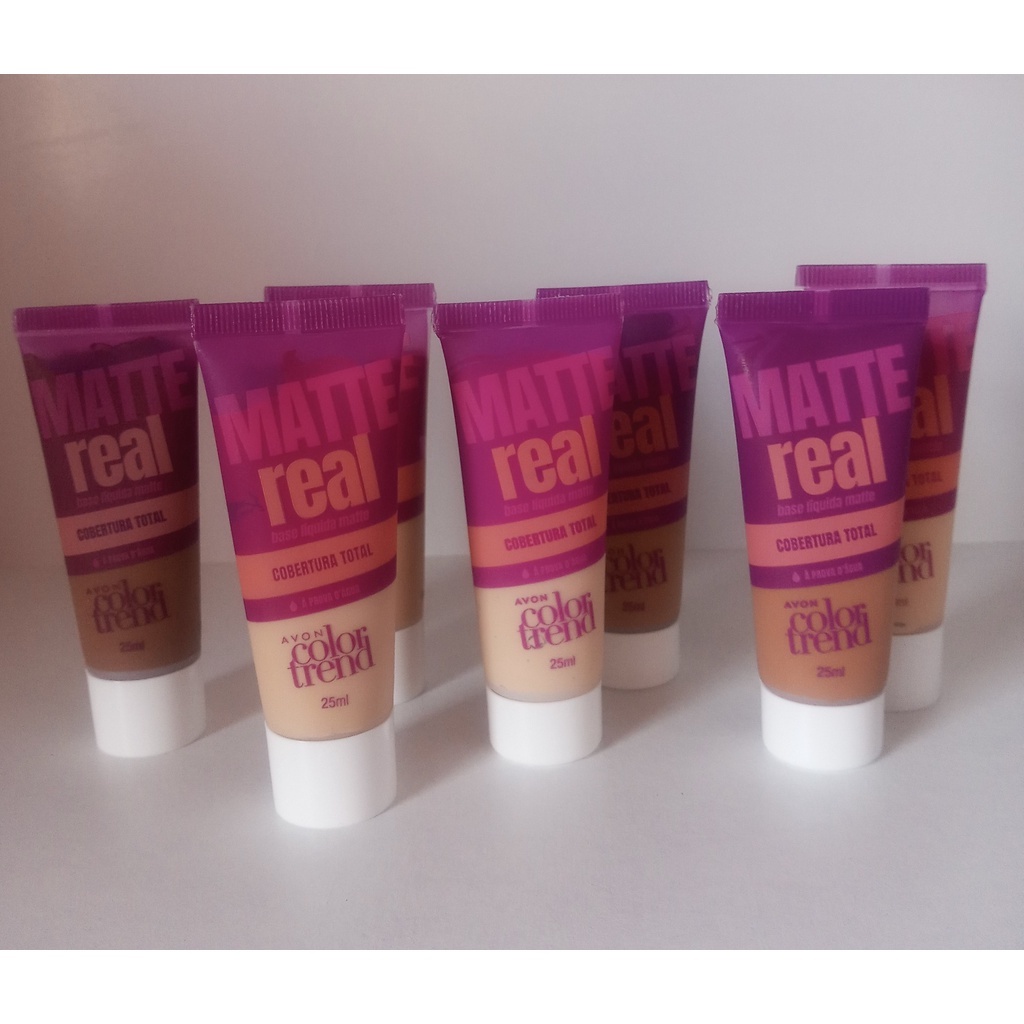 Base Liquida Matte Real Avon Color Trend Ml Shopee Brasil