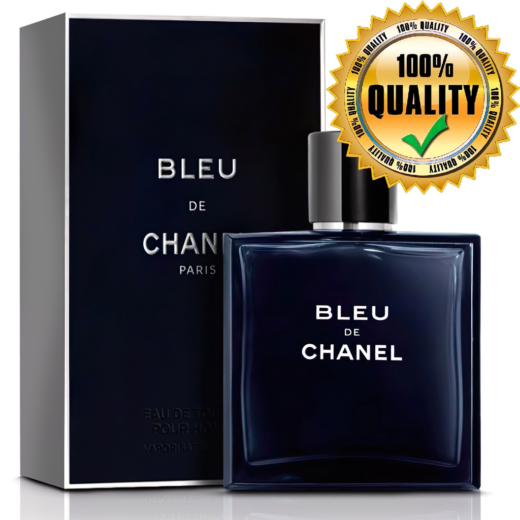 Bleu De Chanel Parfum 100ML Lacrado Selo Shopee Brasil