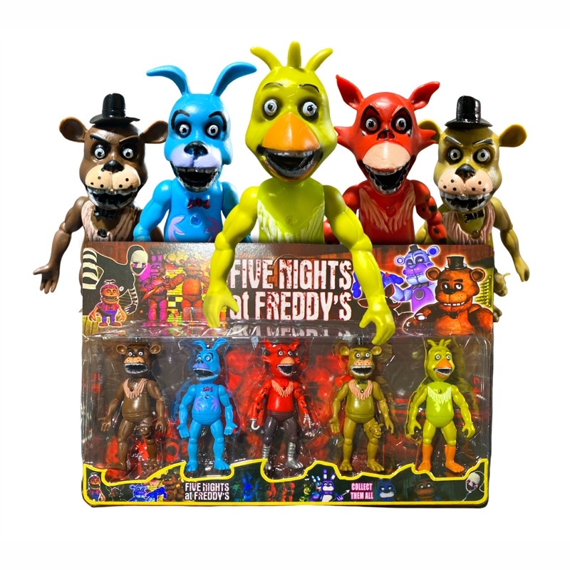 Kit Bonecos Animatronics Five Nights At Freddy S Shopee Brasil