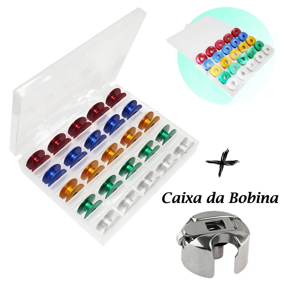 Kit Bobinas Carretilha Reta Industrial Caixa Da Bobina Shopee Brasil