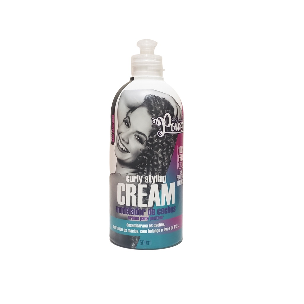 Creme Para Pentear Curly Styling Cream Soul Power Ml Shopee Brasil