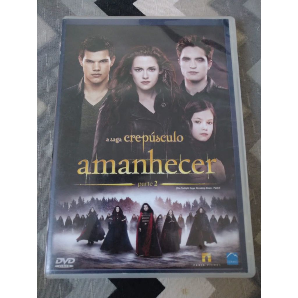 DVD Amanhecer Parte 2 Saga Crepúsculo Shopee Brasil