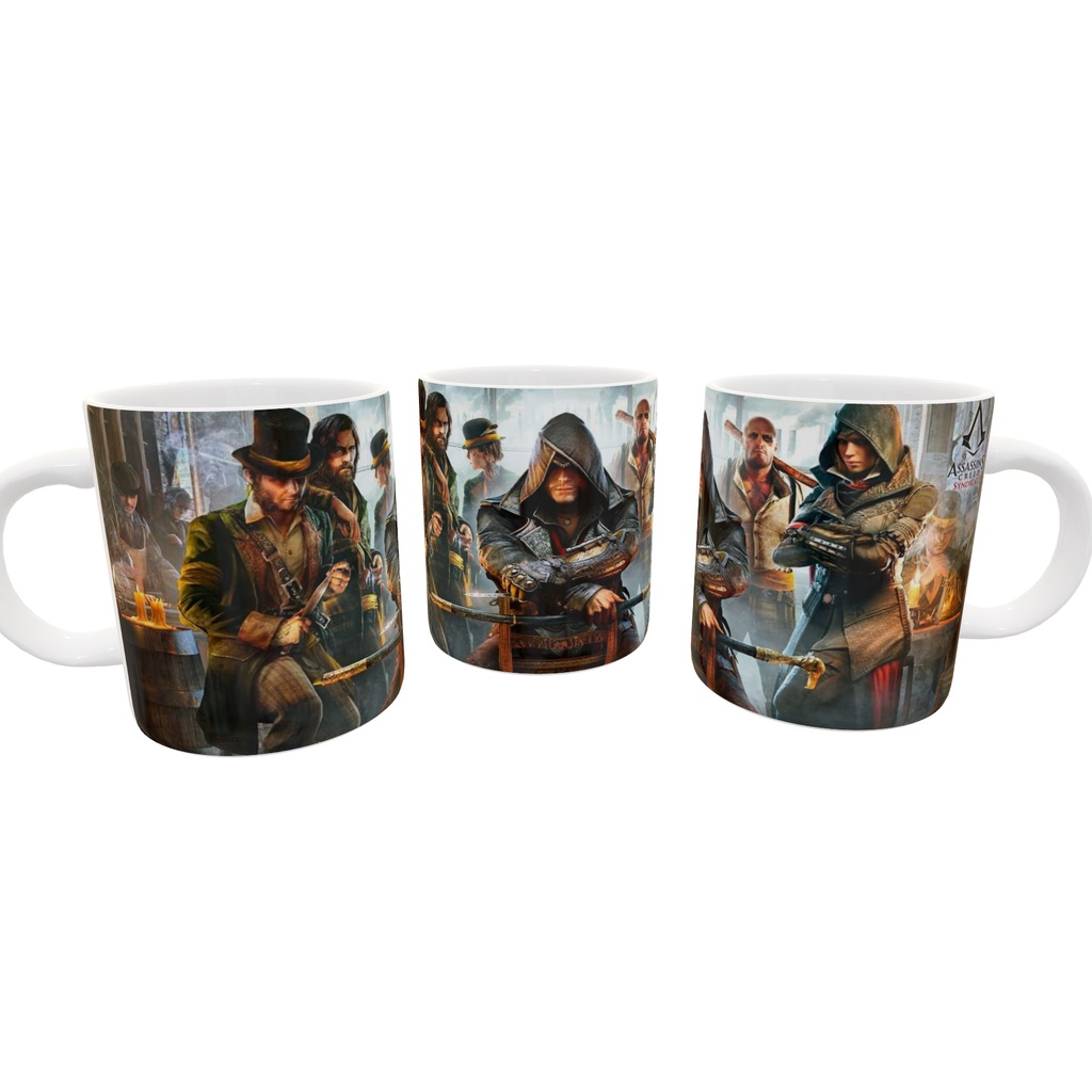 Caneca Gamer Xicara Assassin S Creed Syndicate Porcelana Ml Shopee