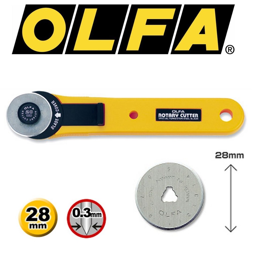 ESTILETE OLFA ROTATIVO CIRCULAR 28mm PRONTA ENTREGA Shopee Brasil