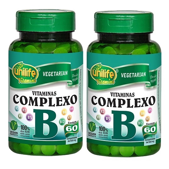 Kit Vitaminas Do Complexo B Comprimidos Mg Unilife