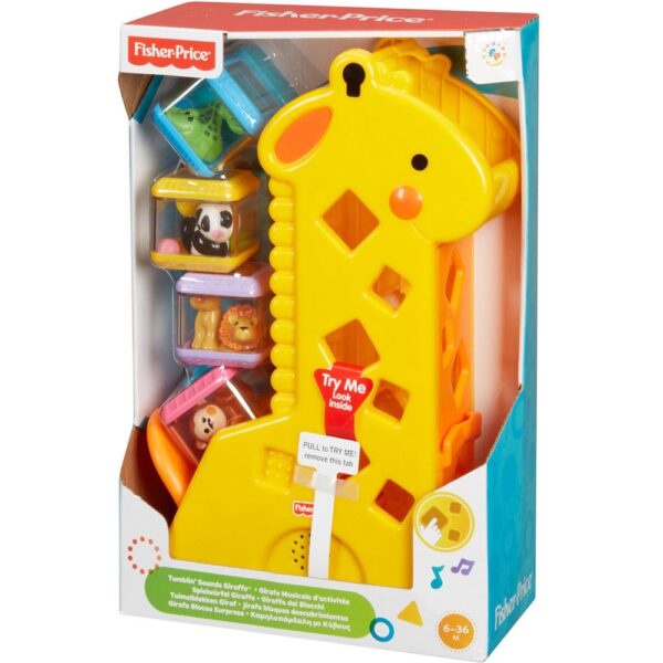 Girafa Blocos Fisher Price Girafa Educativa Brinquedo Educativo