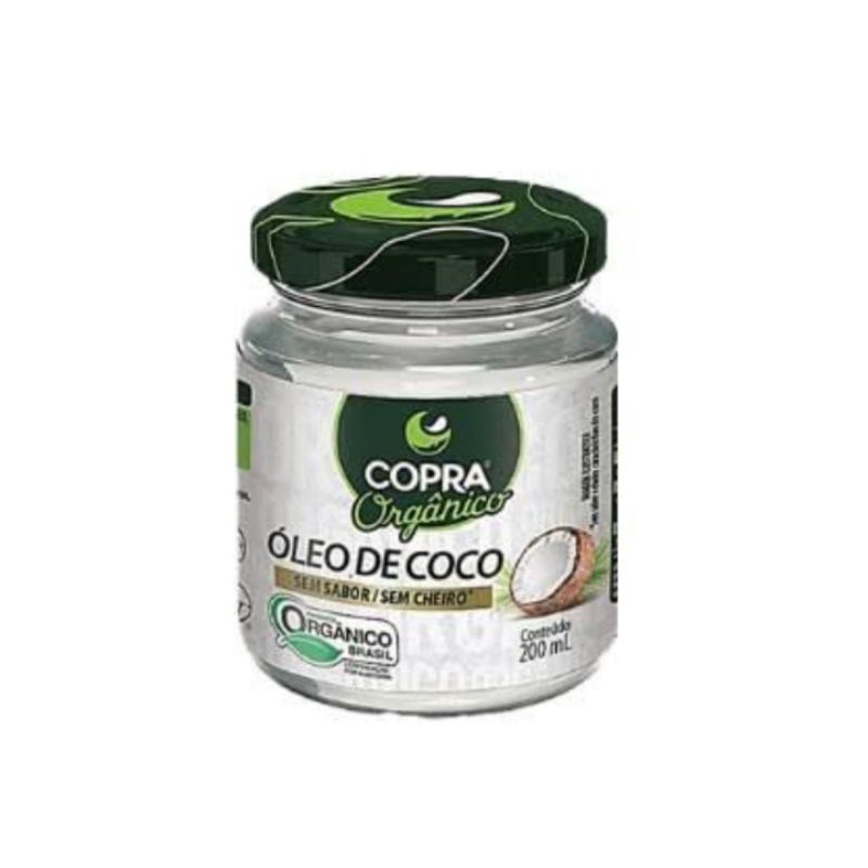 Oleo De Coco Sem Sabor Sem Cheiro Organico 200ml Copra Shopee Brasil