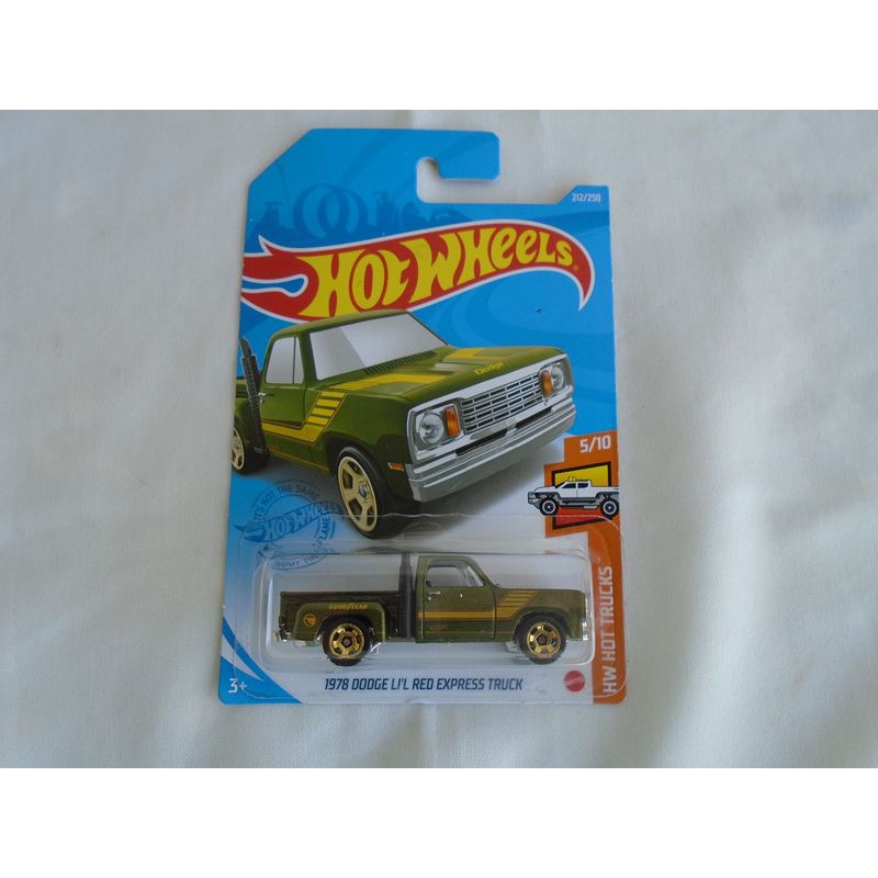 Hot Wheels Dodge LI L Red Express Truck GTC Treasure