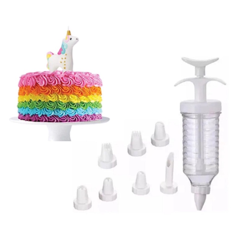 Kit Decorador De Bolo Confeiteiro C Moldes Bicos Bolo Torta