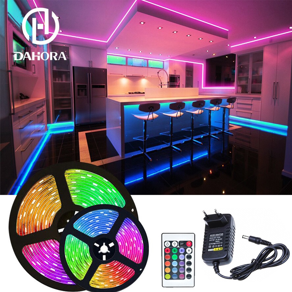 Fita De Led Rgb Controle Remoto Fonte Shopee Brasil