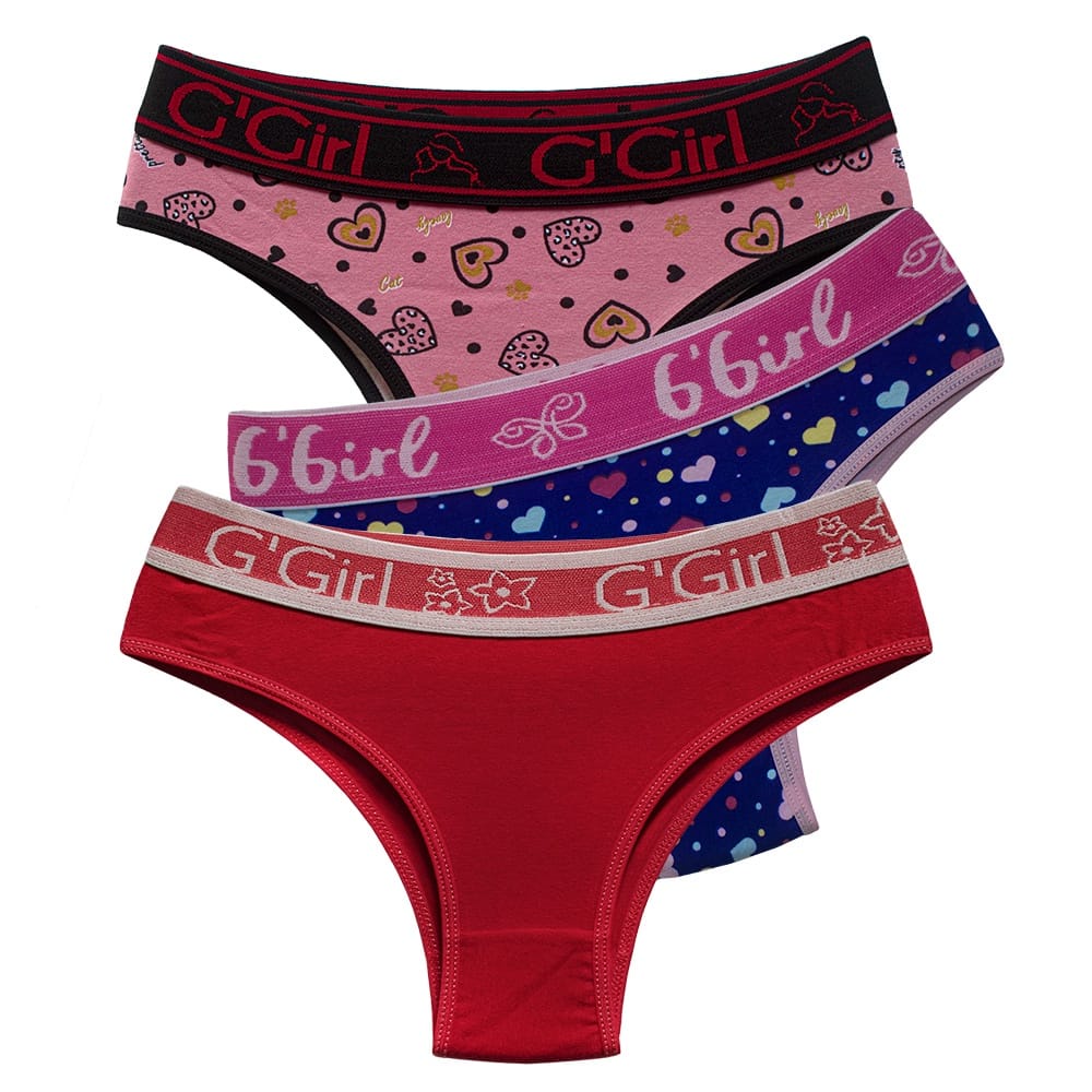 Kit 10 Calcinha Feminina Cotton Cos Largo Lingerie Atacado Shopee Brasil