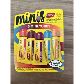 Carmex Lip Balm Labial Hidratante Labial Mini Bisnaga FPS 15 Kit