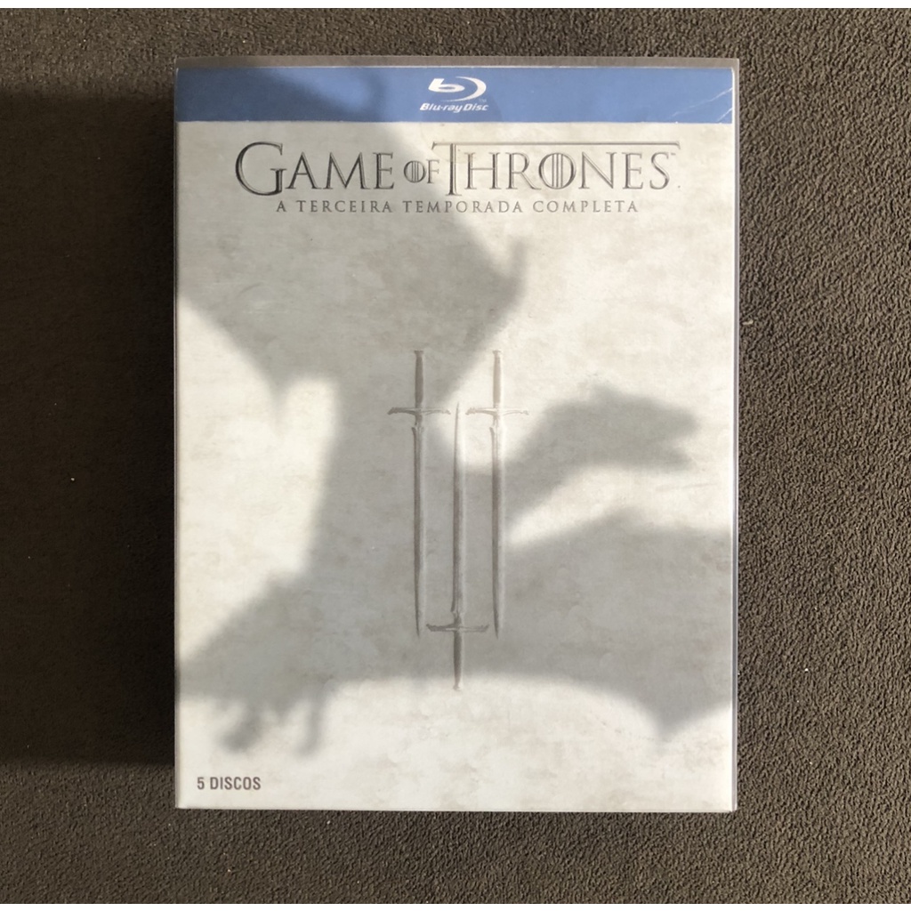 Box Blu Ray Game Of Thrones Terceira Temporada Digipack Shopee Brasil