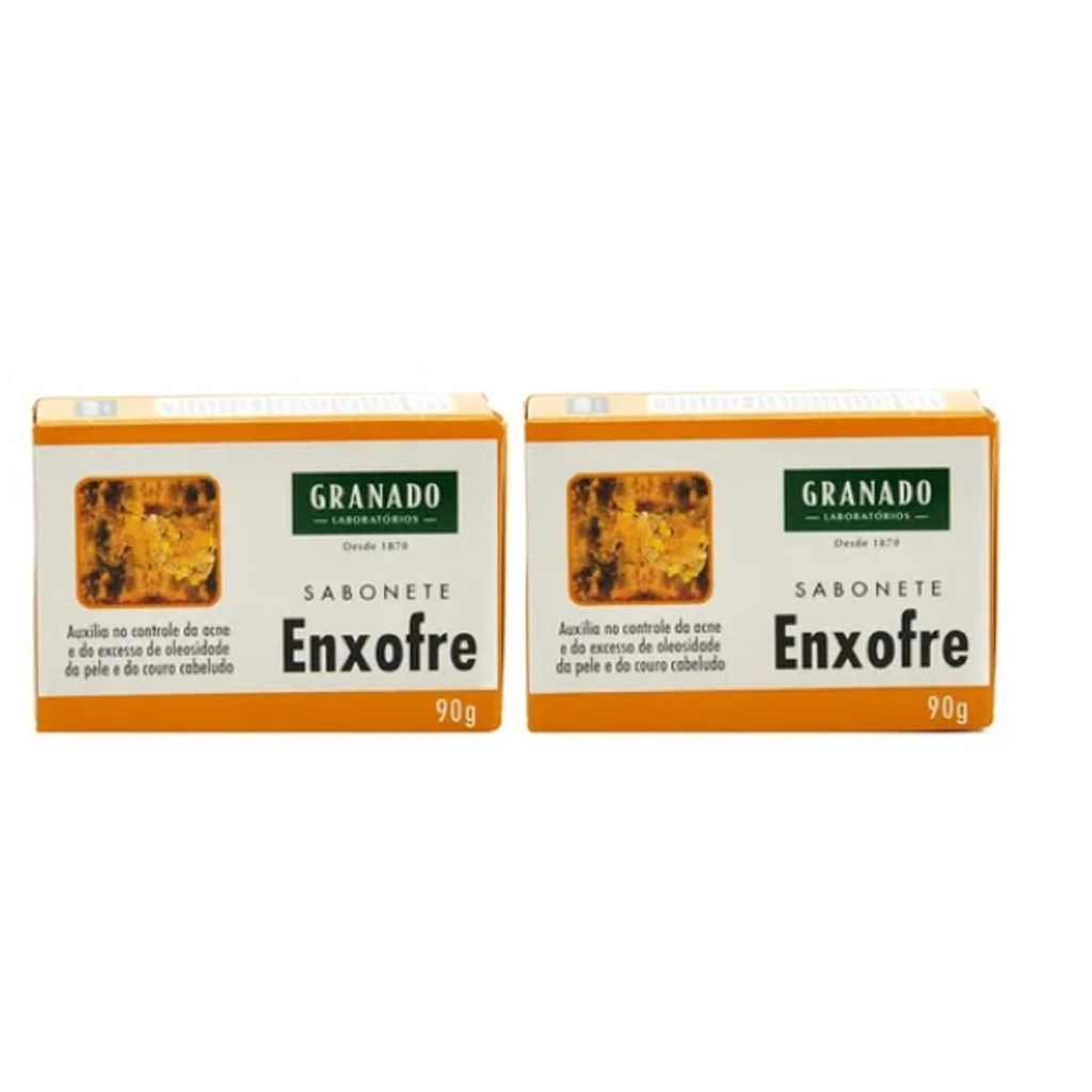 2 Sabonete Granado Barra Enxofre 90g Shopee Brasil