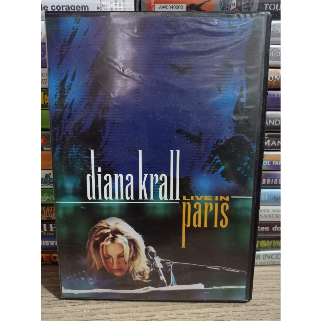 Dvd Diana Krall Live In Paris Shopee Brasil