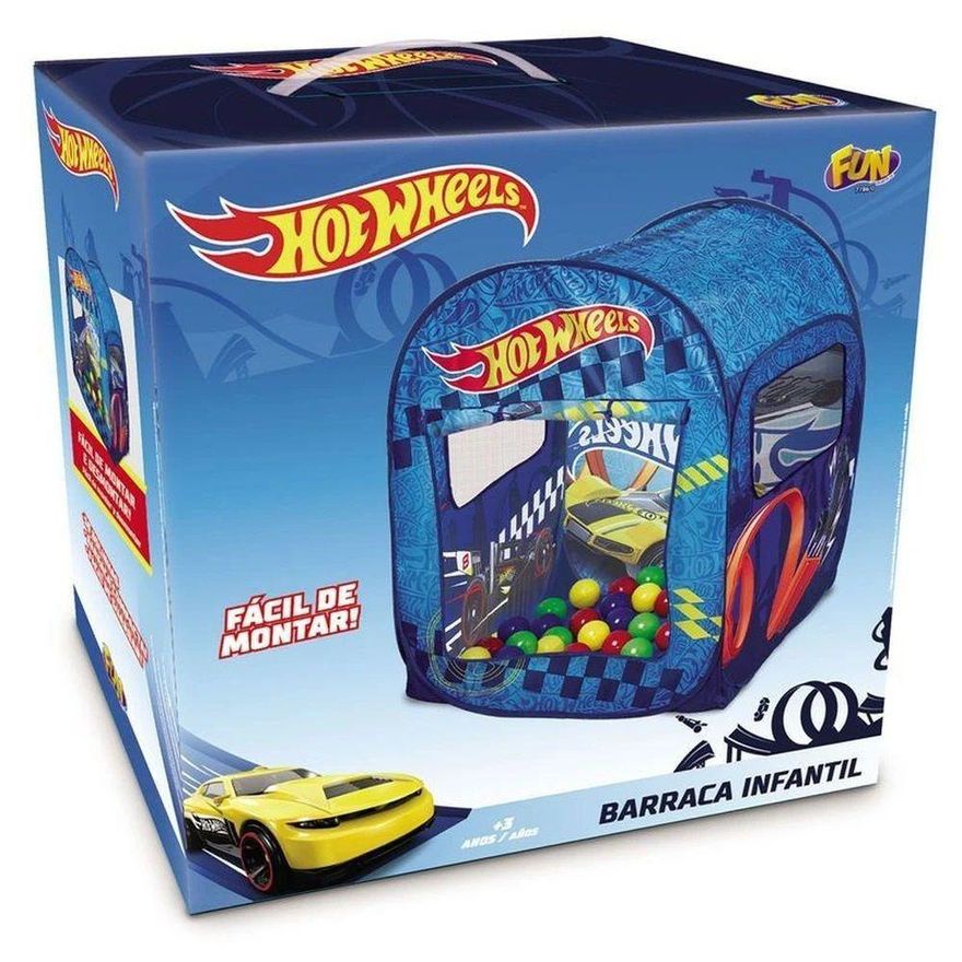 Barraca Infantil Hot Wheels 50 Bolinhas Fun Shopee Brasil