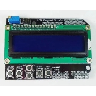 Display Lcd Keypad Shield X Teclado Botoes Arduino Shopee Brasil