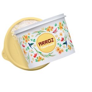 Tupperware Caixa Arroz Floral Kg Shopee Brasil