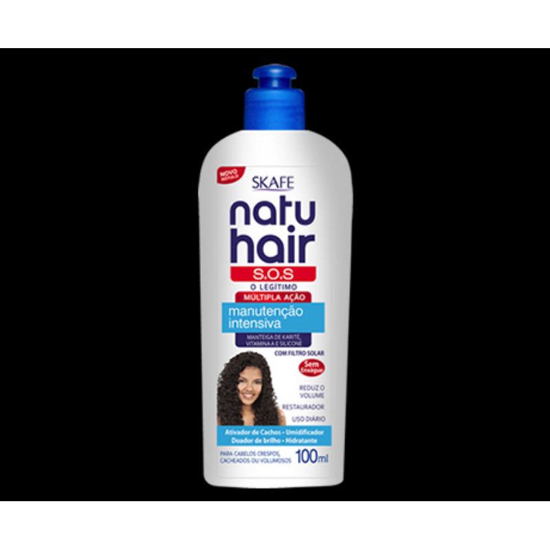 Creme De Pentear Natu Hair Tradicional Shopee Brasil