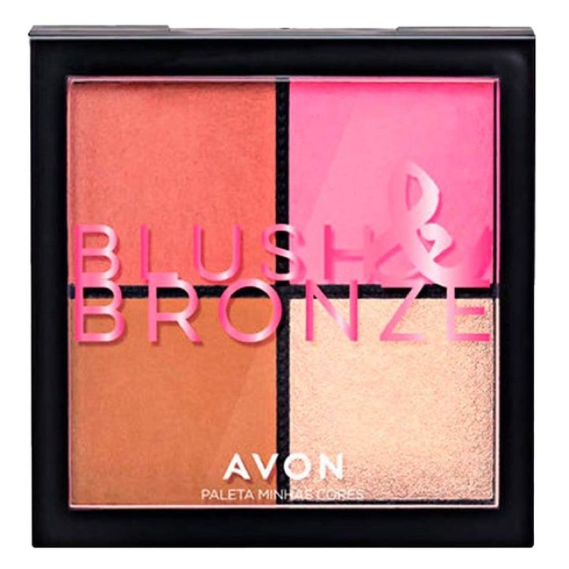 Paleta Avon Minhas Cores Blush Iluminador E Bronzer Shopee Brasil