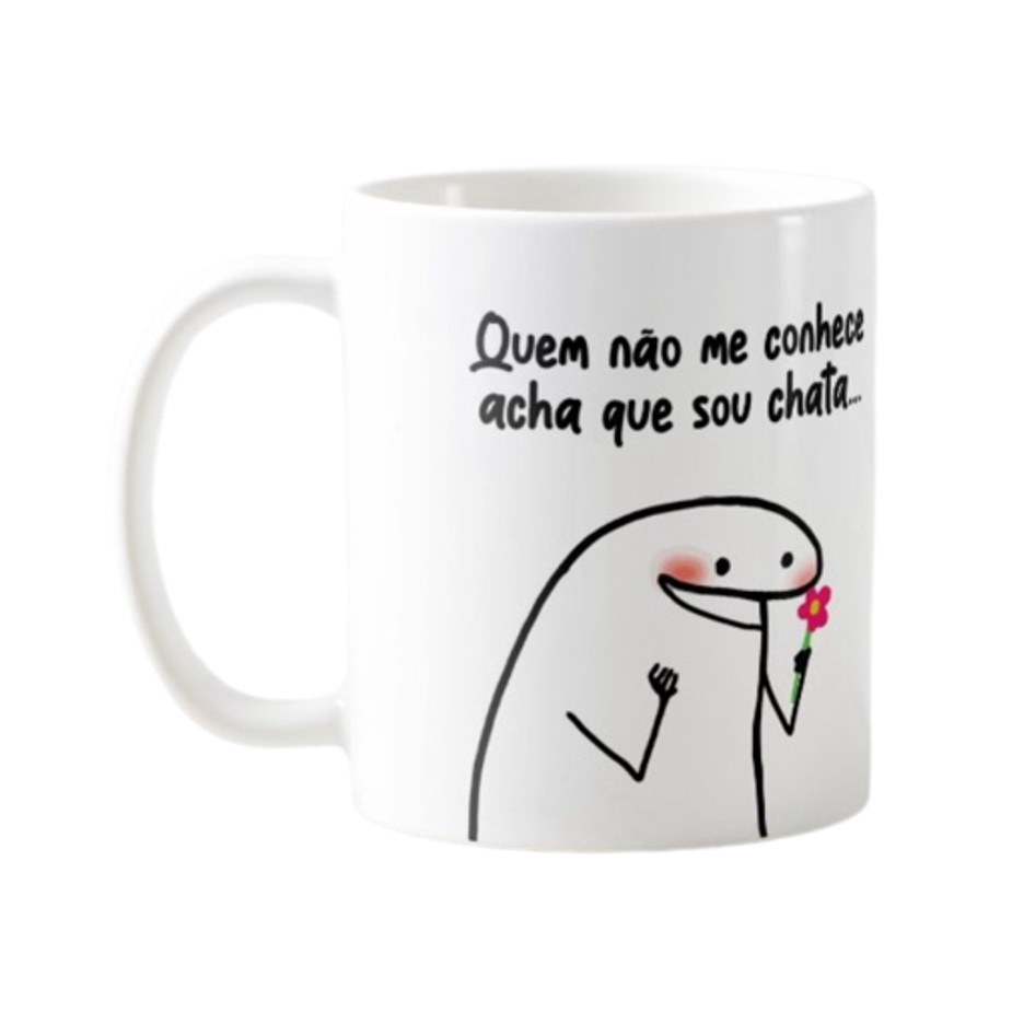 Caneca Meme Flork Boneco Palito Frases Divertidas Shopee Brasil