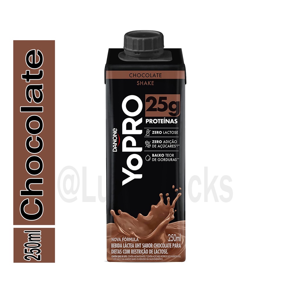 Yopro Chocolate 25g Proteina Uht 250ml Shopee Brasil