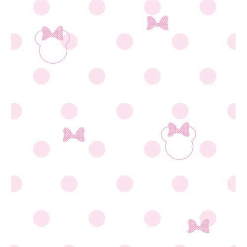 Papel De Parede Adesivo Minnie Rosa Shopee Brasil