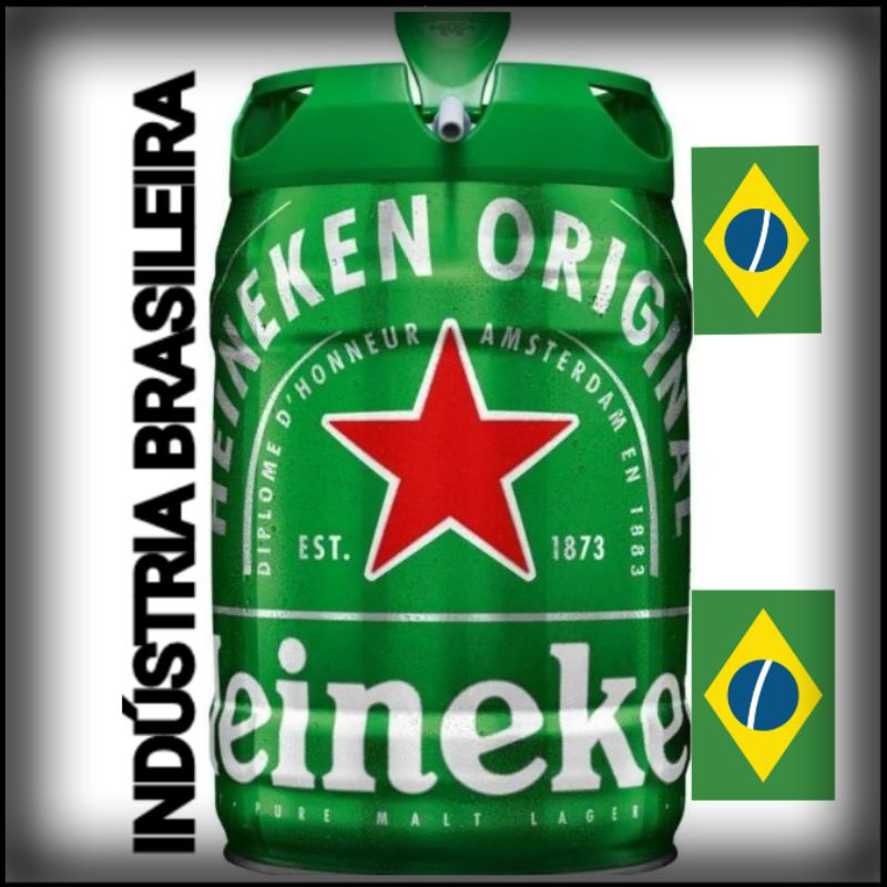 Cerveja Heineken Barril Litros Shopee Brasil