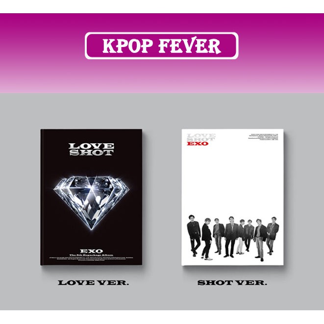 EXO LOVE SHOT 5th ALBUM REPACKAGE Shopee Brasil