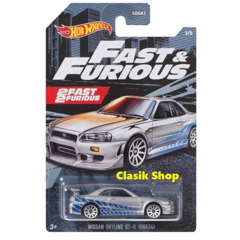 Hot WHEELS Rodas Quentes NISSAN SKYLINE GT R R34 GTR Rápido E Furioso 2021 Raro Shopee Brasil