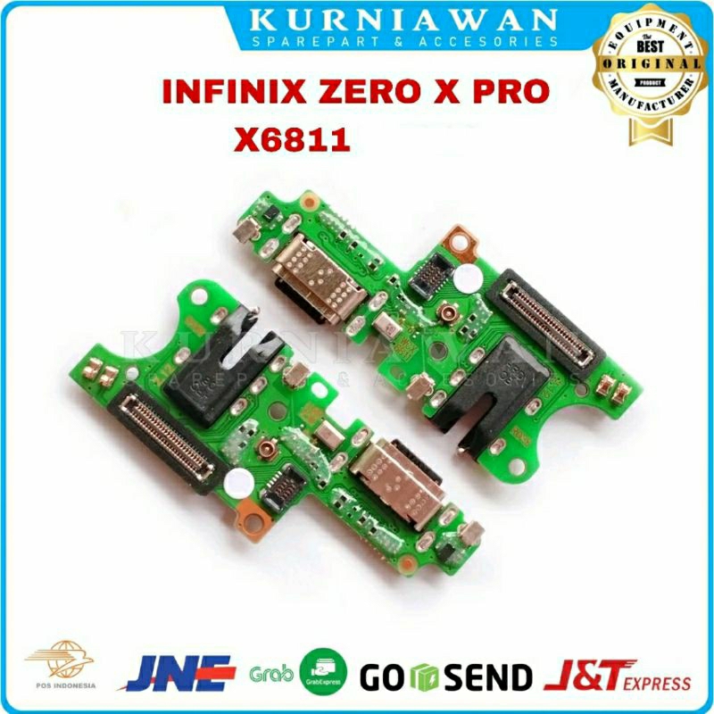 Infinix Zero X Pro X6811 Carregador Conector Placa Pcb Usb Con Cas Mic