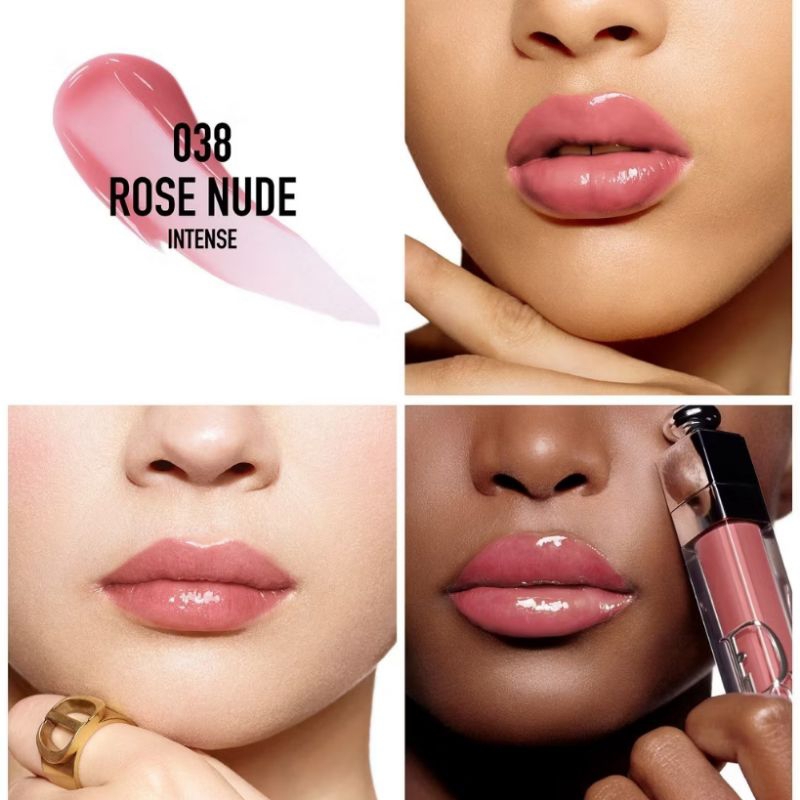 ORIGINAL DIOR Adict LIP MAXIMAZER ROSE NUDE PLUMPING GLOSS Shopee Brasil
