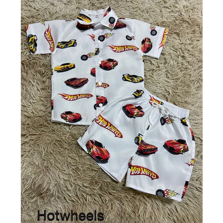 Conjunto Menino Mauricinho Hot Wheels Shopee Brasil