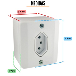 Sistema X Tomada E Interruptores A A Sobrepor Externa Radial