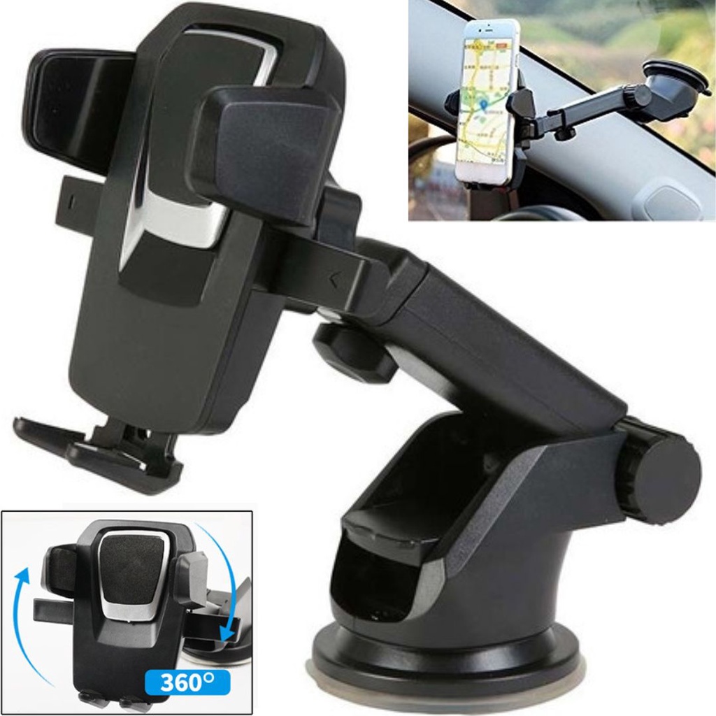 Suporte Articulado Universal Para Celular Gps Veicular Carro Automotivo