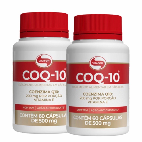 COQ 10 COENZIMA VITAFOR 60 CAPS KIT 02 POTES Shopee Brasil