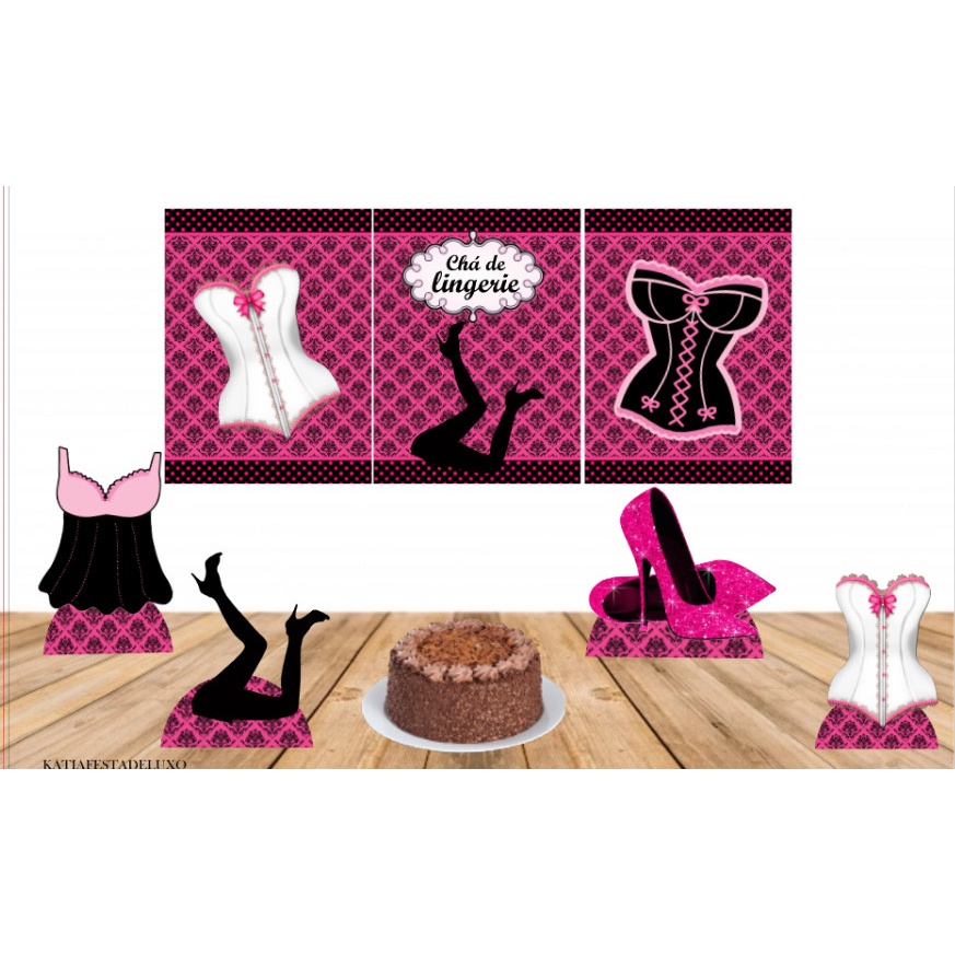 Kit So Um Bolinho Cha De Lingerie Shopee Brasil