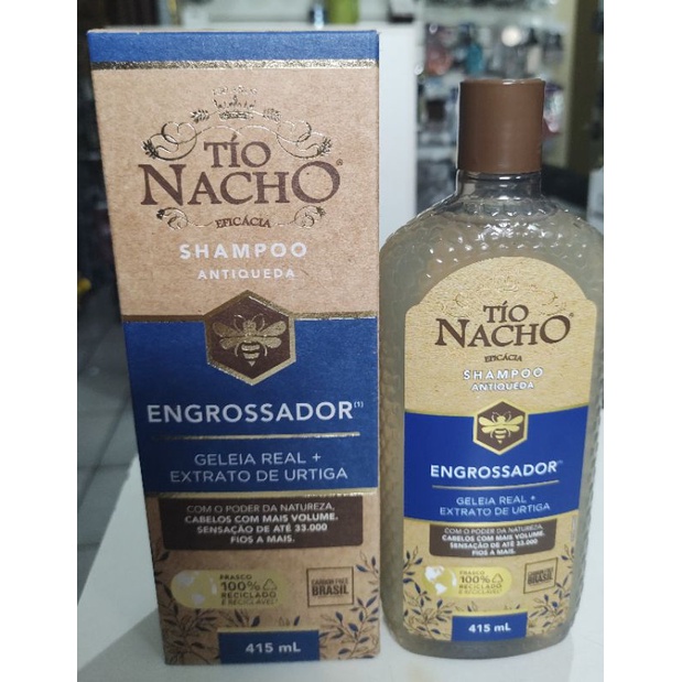 Shampoo Tio Nacho Engrossador Capilgross 415 Ml Shopee Brasil