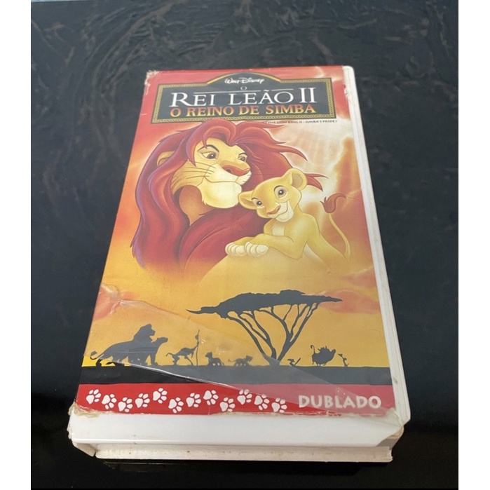 Fita Vhs O Rei Le O O Reino De Simba Shopee Brasil