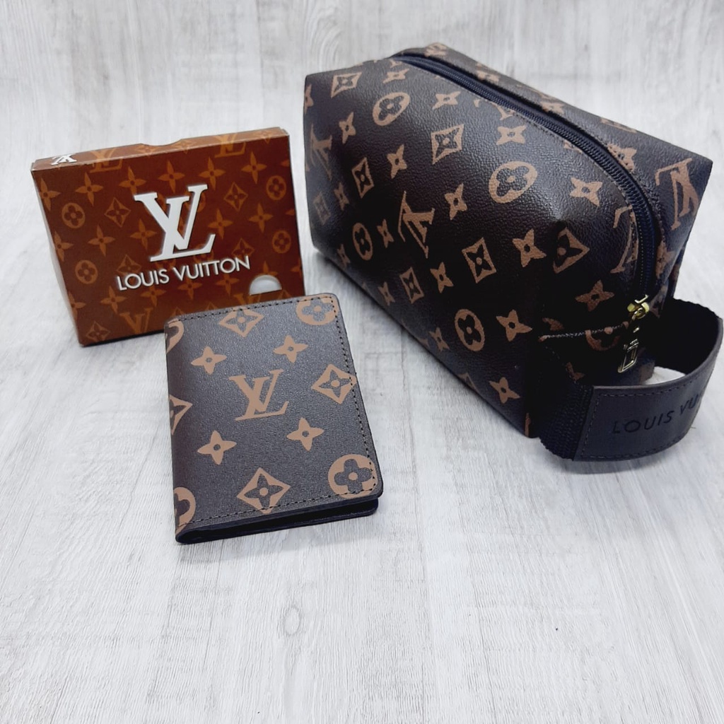 Bolsa Kit N Cessaire Lv Carteira Slim Lv Masculino Oferta Shopee Brasil