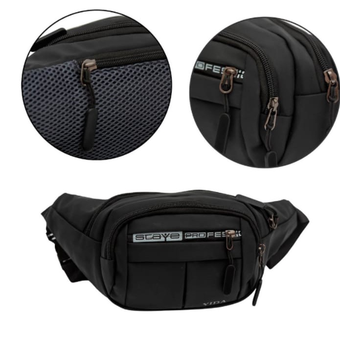 Pochete Masculina Bolsa Cintura Motoqueiro Multiuso Shopee Brasil