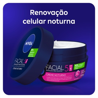 Creme Facial Nivea G Antissinais Nutritivo Noturno Gel Fresh