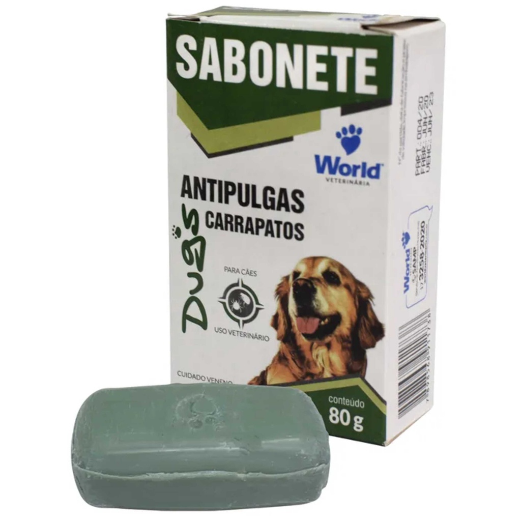 Sabonete Antipulgas E Carrapatos World G Sabonete Para Os Pelos