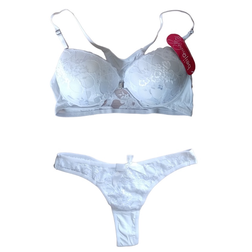 Conjunto Lingerie Calcinha Fio Duplo Beijo Roubado Shopee Brasil