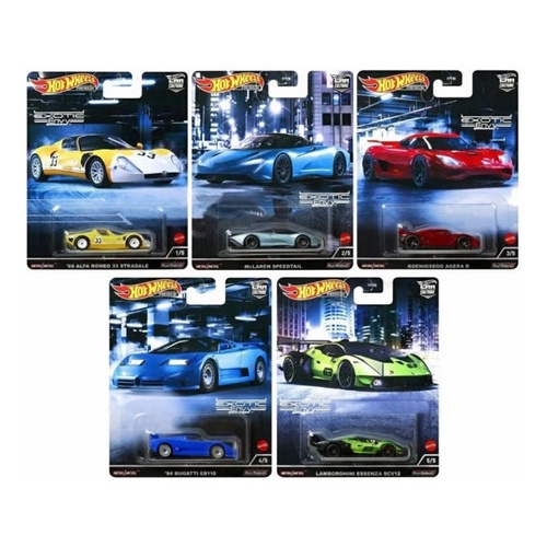 Hot Wheels Premium Car Culture Exotic Envy Set C Shopee Brasil