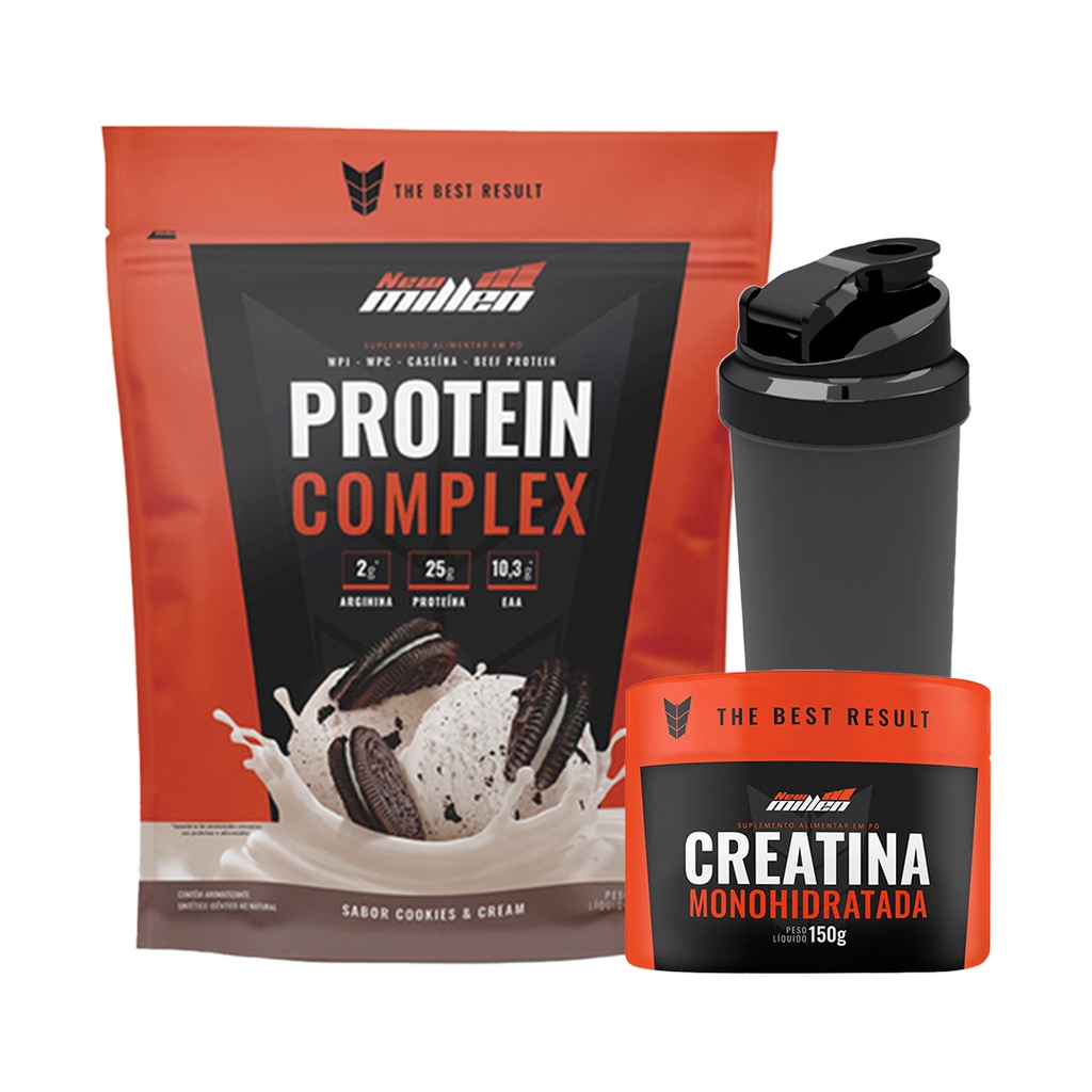 Whey Protein Complex G Creatina Monohidratada G Coqueteleira