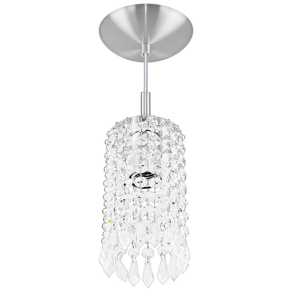 Lustre Pendente Redondo Clearcrillic Cristal Acrilico Perfei Shopee